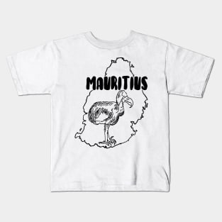 Mauritius Dodo Bird Tourism Kids T-Shirt